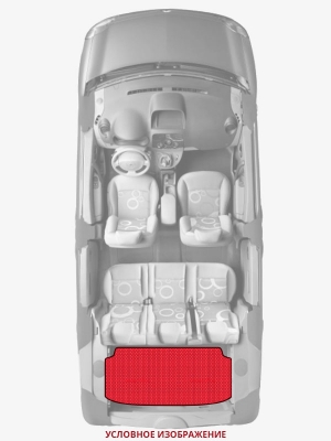ЭВА коврики «Queen Lux» багажник для Toyota Blizzard